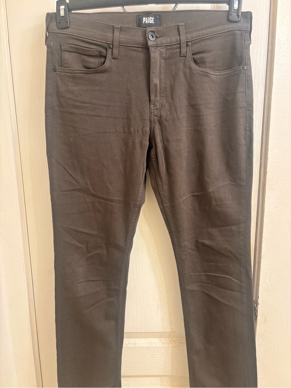 PAIGE Men's Slim Jeans in Dark Brown - New w/o Tags